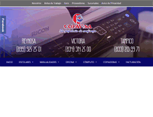 Tablet Screenshot of copavisa.com
